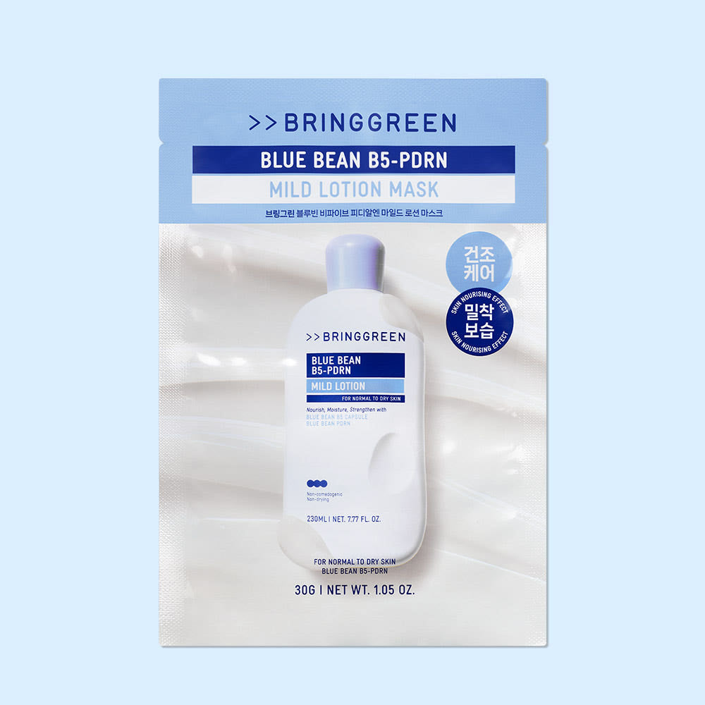 BRINGGREEN Blue Bean B5-PDRN Mild Lotion Mask 1 Sheet