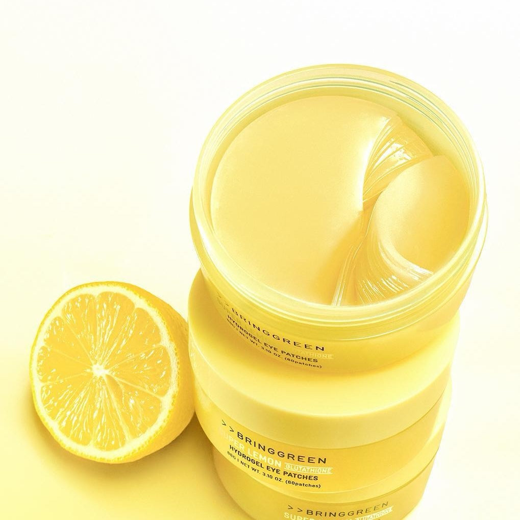BRINGGREEN Super Lemon Glutathione Hydrogel Eye Patch 60 Sheets