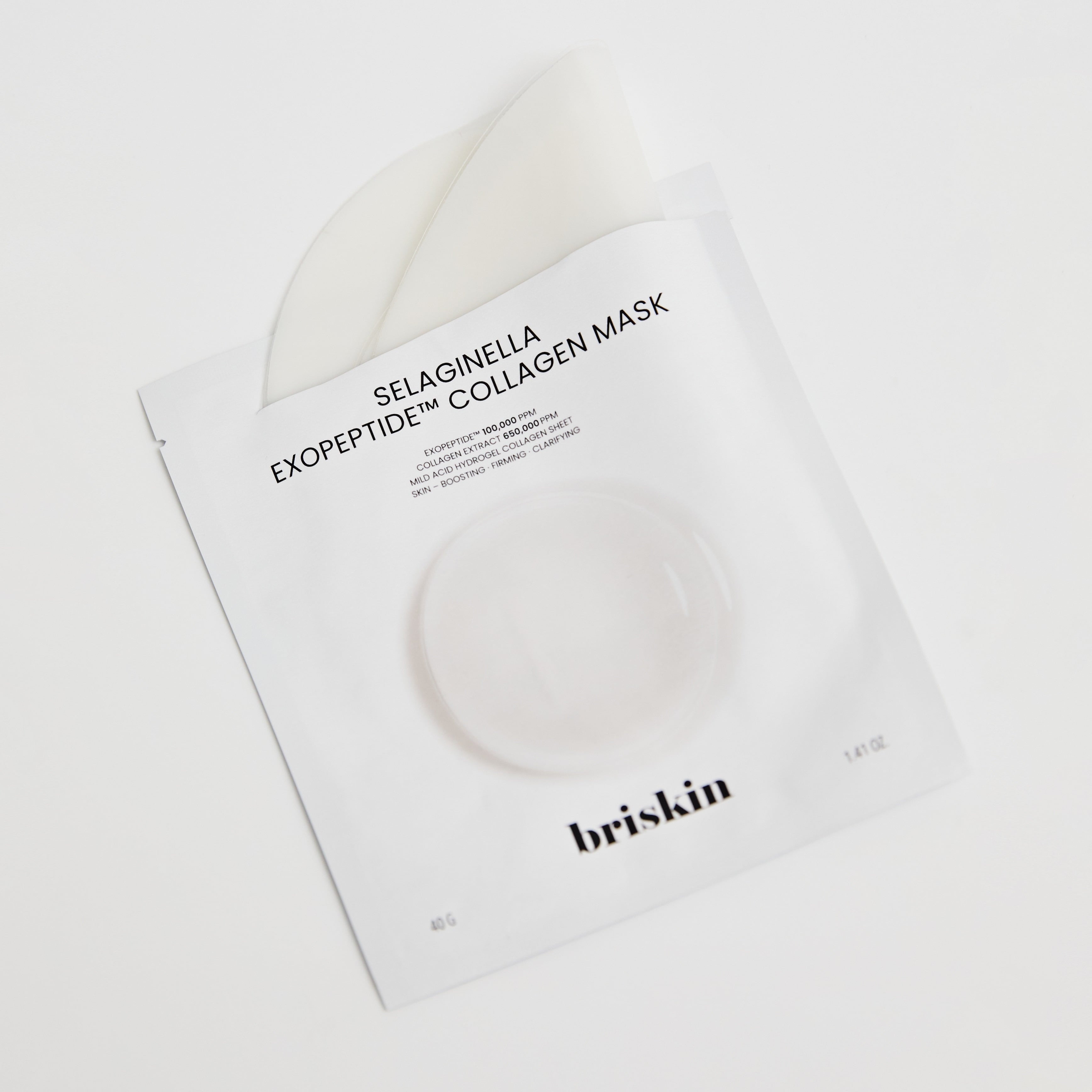 BRISKIN Selaginella Exopeptide Collagen Mask 5 sheets