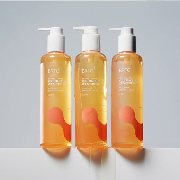 BRTC Anti-Pollution & Full Make Up Cleansing Oil 300ml en stock sur Ma Petite Corée