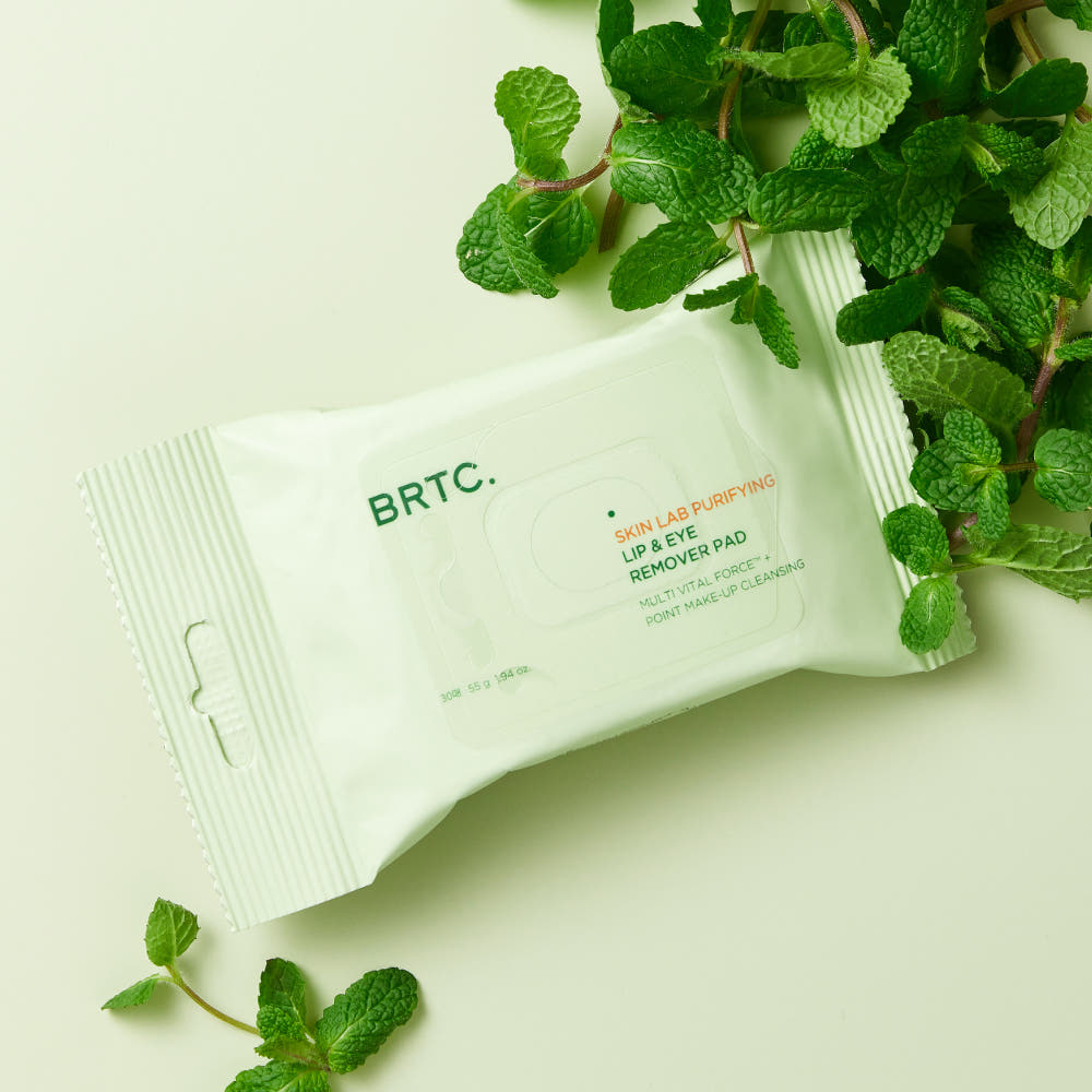 BRTC Skin Lab Purifying Lip & Eye Remover Pads 30 Sheets