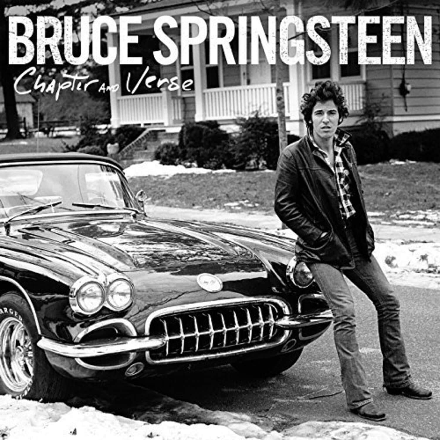 BRUCE SPRINGSTEEN - CHAPTER AND VERSE - CHAPTER AND VERSE (Import) - Album Kpop, Bruce devant voiture classique, photo noir et blanc
