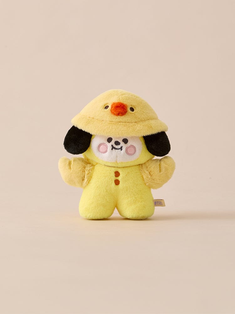BT21 BABY COSTUME PLUSH CLOSET - CHICK FLUFFY : peluche oisillon, bébé BT21 en costume, sur fond clair