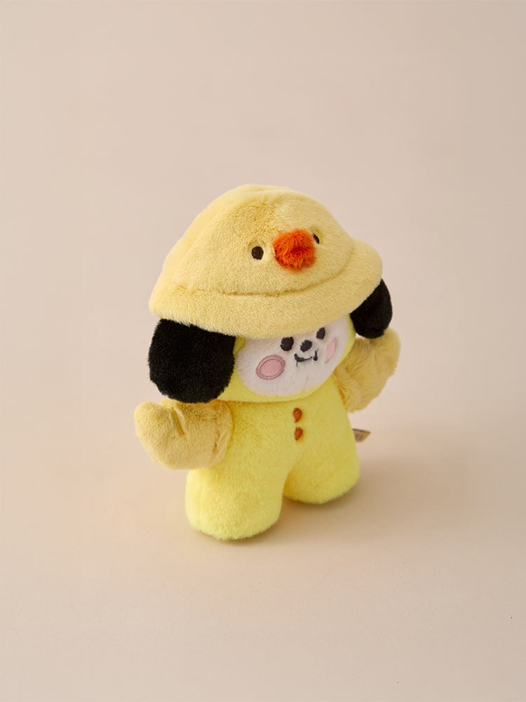 BT21 BABY COSTUME PLUSH CLOSET - CHICK FLUFFY : peluche bébé poussin jaune moelleux, décor chambre, marque BT21/LINE FRIENDS.