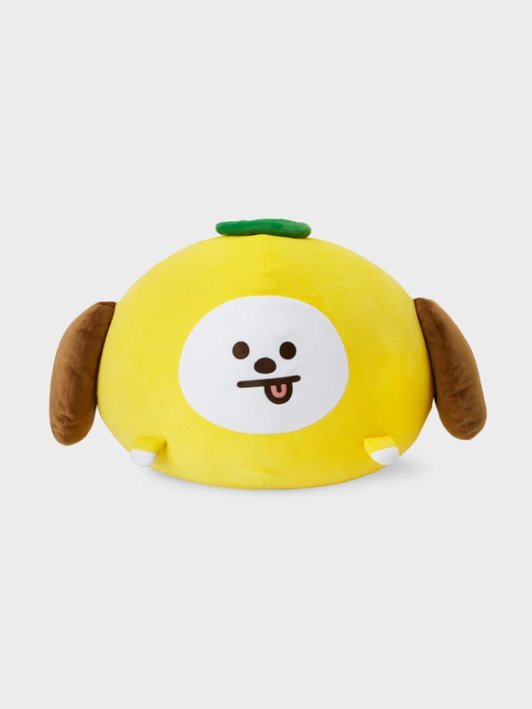 BT21 CHIMMY JUMBO DOLL CHEWY CHEWY CHIMMY, peluche officielle LINE FRIENDS de CHIMMY chiot, fond clair