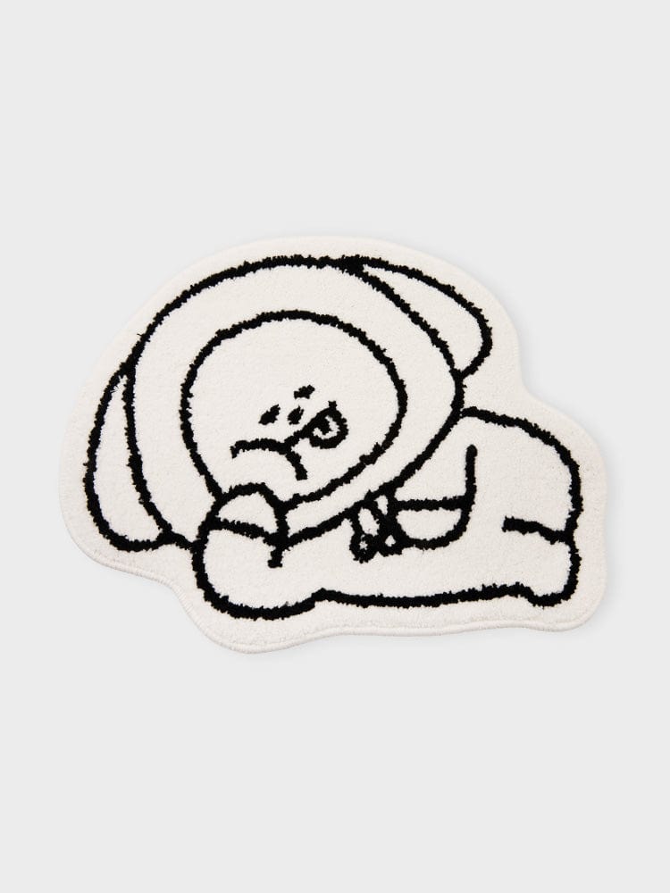 BT21 CHIMMY NON-SLIP SMALL RUG COZY HOME officiel LINE FRIENDS, petit tapis antidérapant CHIMMY pour déco kawaii.
