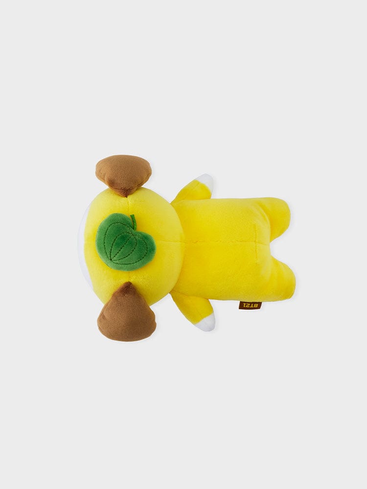 BT21 CHIMMY WRIST REST FOR MOUSE CHEWY CHEWY CHIMMY : peluche officielle LINE sur fond clair, repose-poignet pour souris