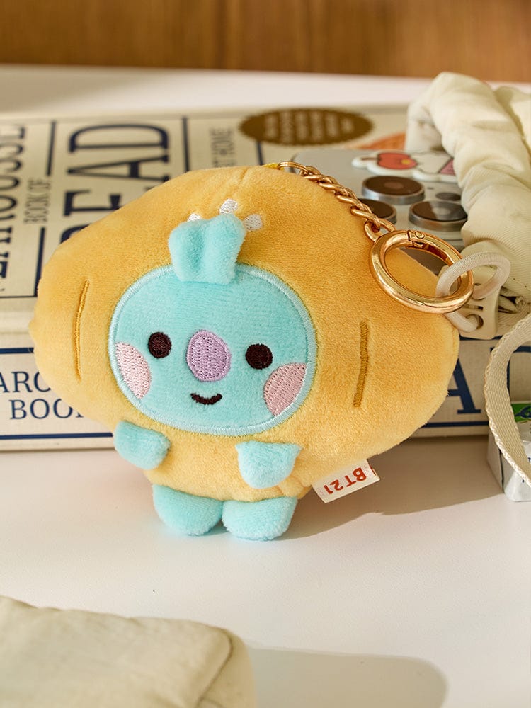 BT21 KOYA BABY PLUSH KEYRING BAKERY SHOP, porte-clés peluche KOYA koala sur livre de pâtisserie, LINE FRIENDS