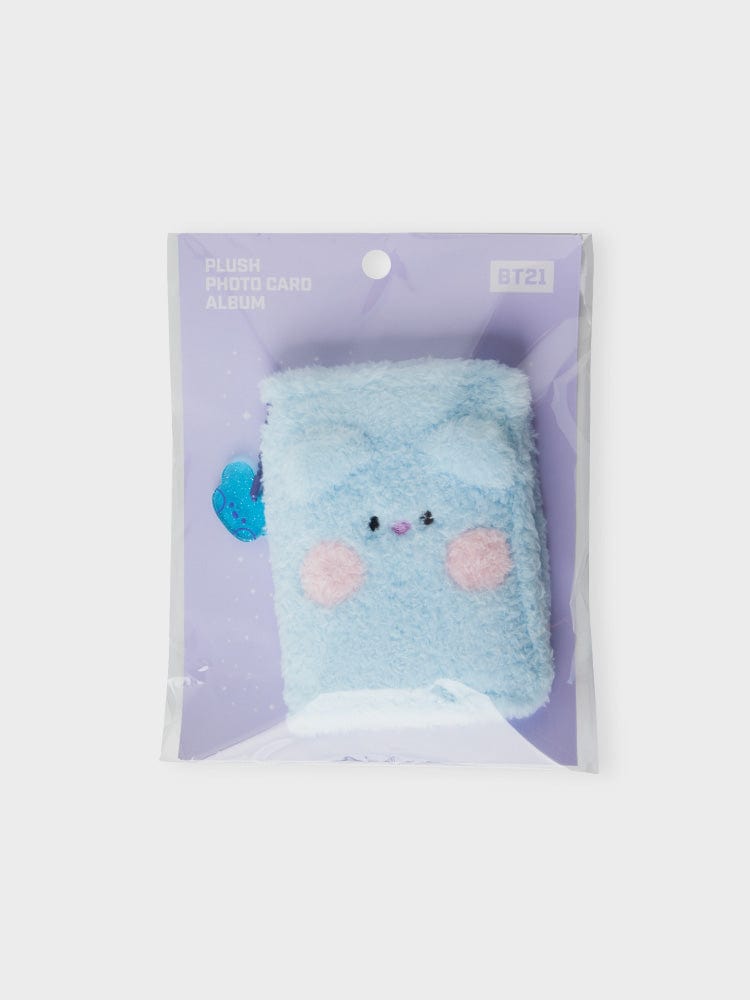 BT21 KOYA minini PHOTO BINDER GLITTER EDITION, papeterie officielle LINE FRIENDS, mini photo binder bleu KOYA en blister