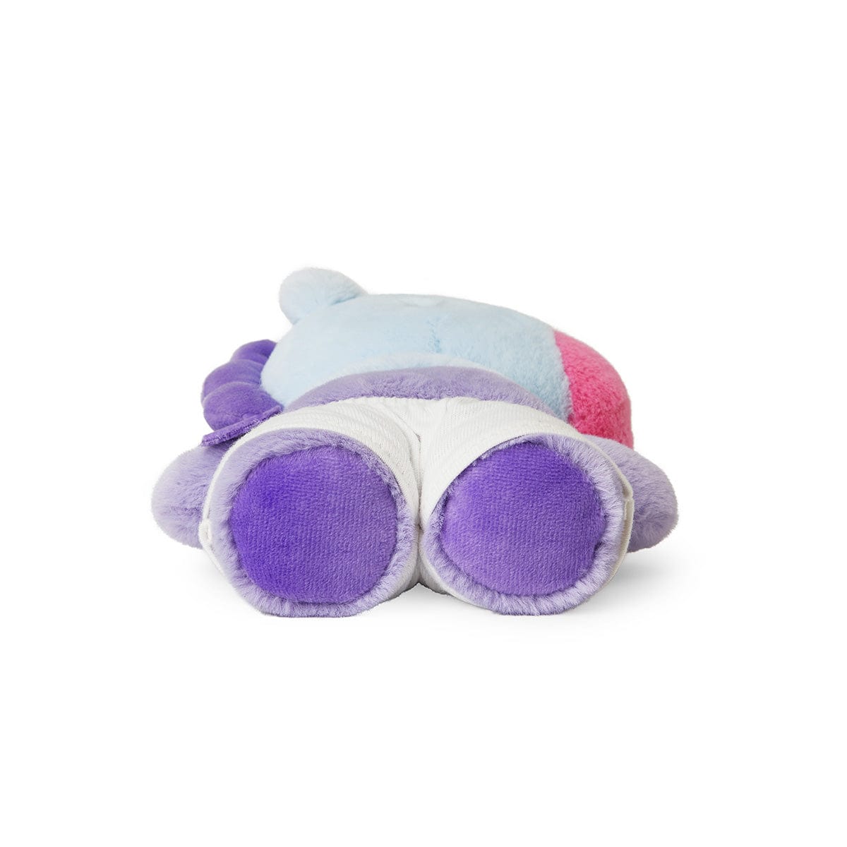 BT21 MANG BABY COSTUME PLUSH, peluche LINE FRIENDS officielle, poney masqué mignon, style chambre cadeau, vue de face.