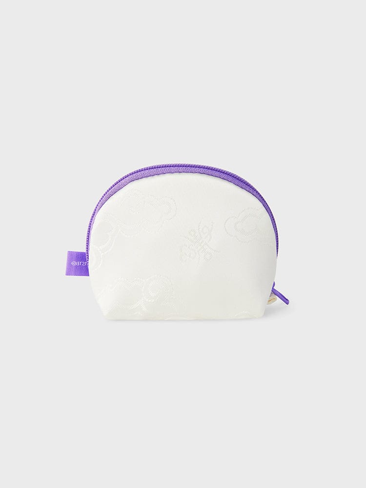 BT21 MANG BABY MINI POUCH K-EDITION ver.2, mini pochette LINE FRIENDS, design MANG poney danseur, fond clair
