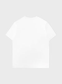 BT21 MANG BASIC STREET SHORT SLEEVE TSHIRT WHITE (M) : t-shirt blanc officiel LINE FRIENDS, visuel en studio, MANG au style street.