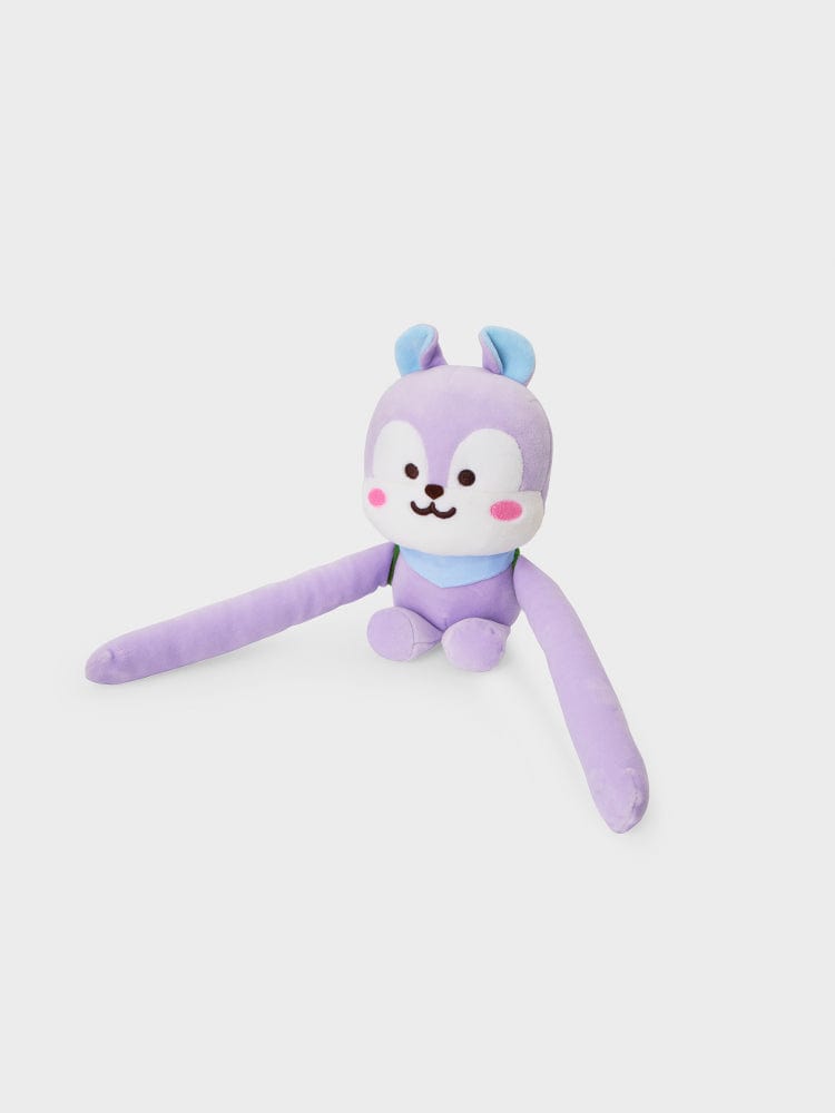 BT21 MANG BIG PLUSH MAGNET CHEWY CHEWY CHIMMY, peluche officielle LINE FRIENDS du poney danseur masqué, sur fond clair