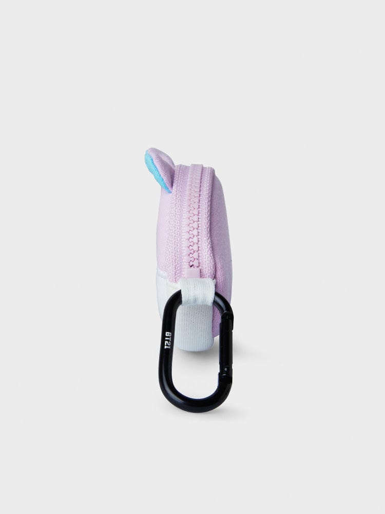 BT21 MANG MINI BAG CHARM POUCH NEW BASIC EDITION, pochette porte-clés sur fond blanc, design MANG de LINE FRIENDS