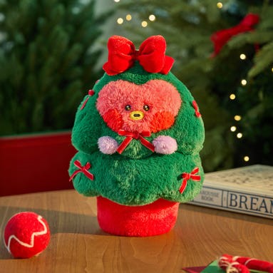BT21 Minini Petit Holiday Tree Plushy disponible sur Ma petite Coree, ton Eshop 100% K-beauty en direct de Seoul