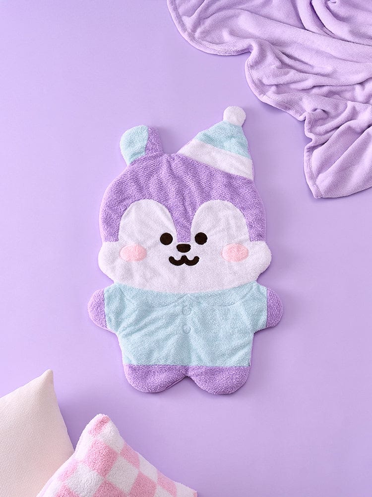 BT21 NEW BASIC MANG SWEET DREAMS CHARACTER KNEE BLANKET LINE FRIENDS, couverture genou MANG, ambiance kawaii violette