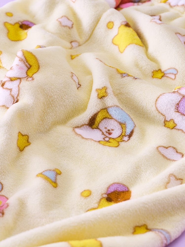 BT21 NEW BASIC SWEET DREAMS BLANKET, couverture douce LINE FRIENDS, motif kawaii de personnages sur tissu duveteux