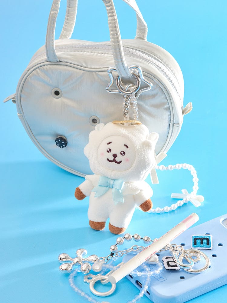 BT21 RJ ANGEL PLUSH KEYRING ANGEL & VILLAIN