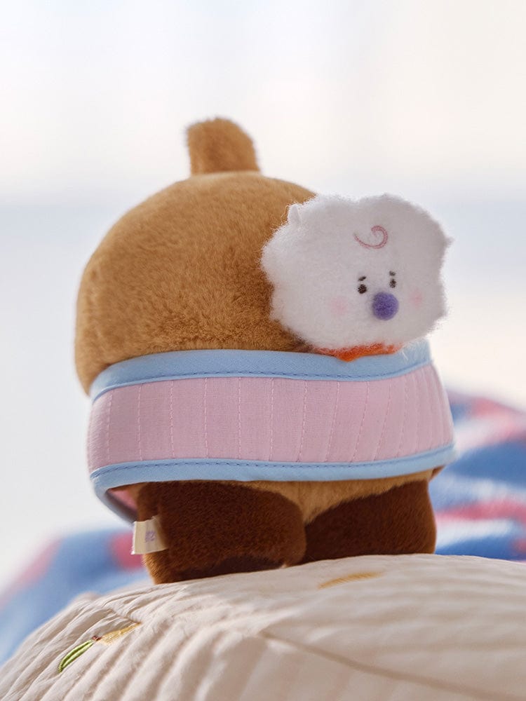 BT21 RJ BABY PLUSH CLOSET - BABY SLING NEWBORN SEASON 2 : peluche officielle RJ alpaga en berceau, fond doux