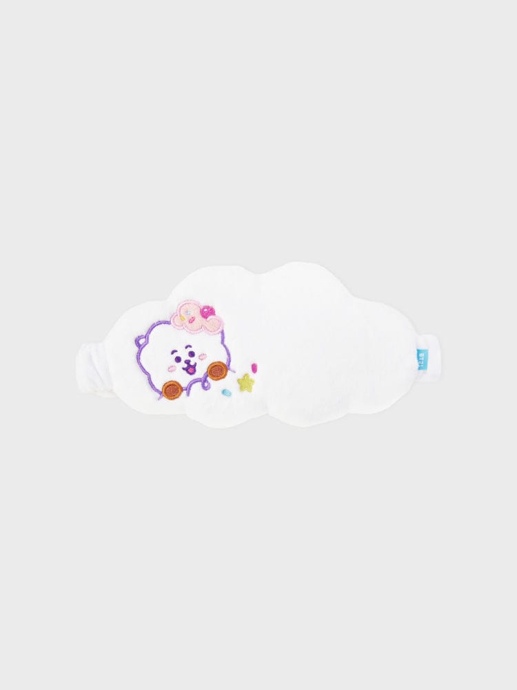 BT21 RJ SLEEP SHADE ON THE CLOUD EDITION LINE FRIENDS : coussin/lampe nuage blanche avec RJ kawaii, ambiance chambre