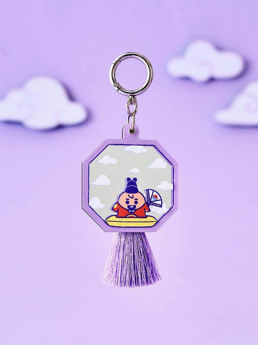 BT21 SHOOKY BABY MIRROR KEYRING K-EDITION ver.2