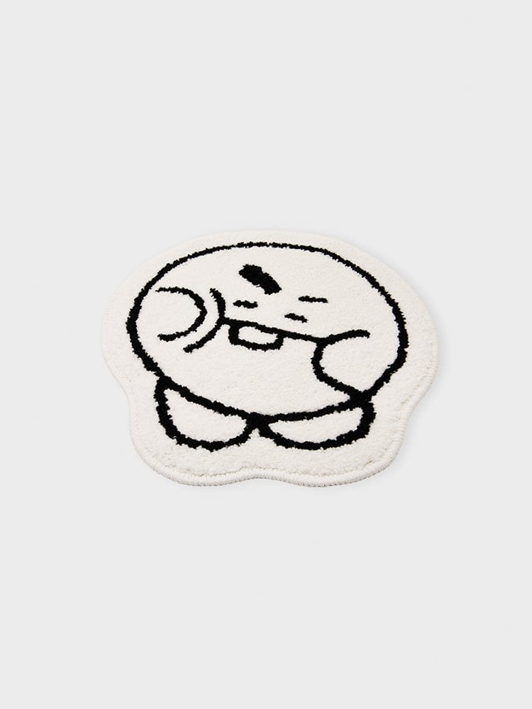 BT21 SHOOKY NON-SLIP SMALL RUG COZY HOME LINE FRIENDS : petit tapis non-slip SHOOKY, ambiance kawaii pour intérieur