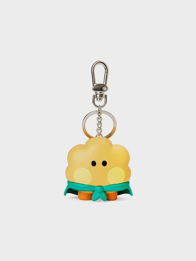 BT21 SHOOKY minini FIGURINE SOUND KEYRING : porte-clés sonore SHOOKY en figurine, sur fond clair, style K-pop officiel.