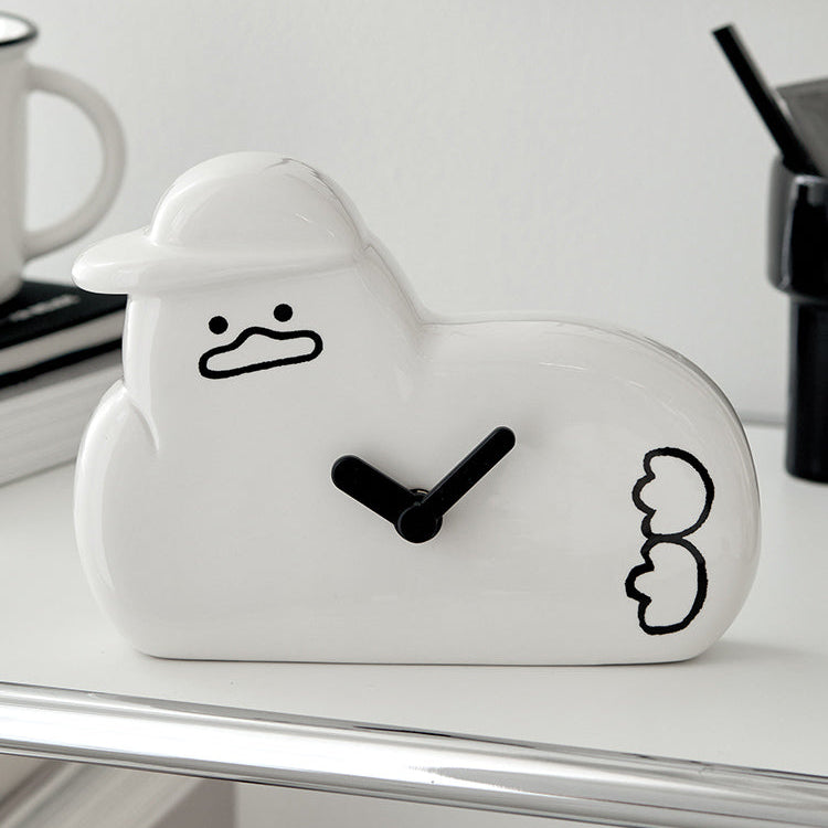 BT21  Sebong Rama + B-Mix Buri Ceramic Watch, montre céramique sur étagère blanche avec visuel du personnage