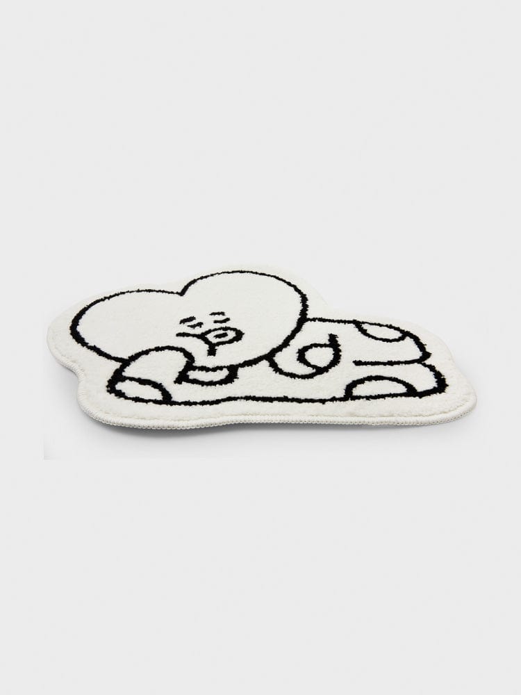 BT21 TATA NON-SLIP SMALL RUG COZY HOME, tapis antidérapant LINE FRIENDS avec TATA extraterrestre, ambiance cozy kawaii.