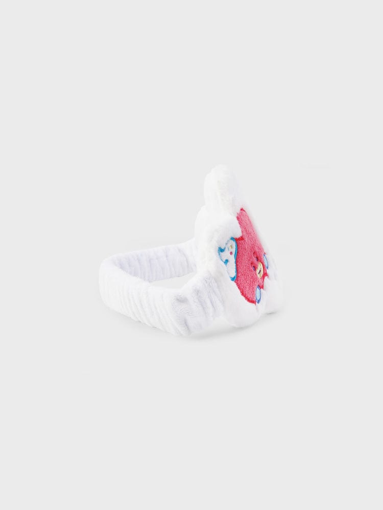 BT21 TATA SLEEP SHADE ON THE CLOUD EDITION, chaussette officielle LINE FRIENDS avec TATA, ambiance kawaii sur fond clair.