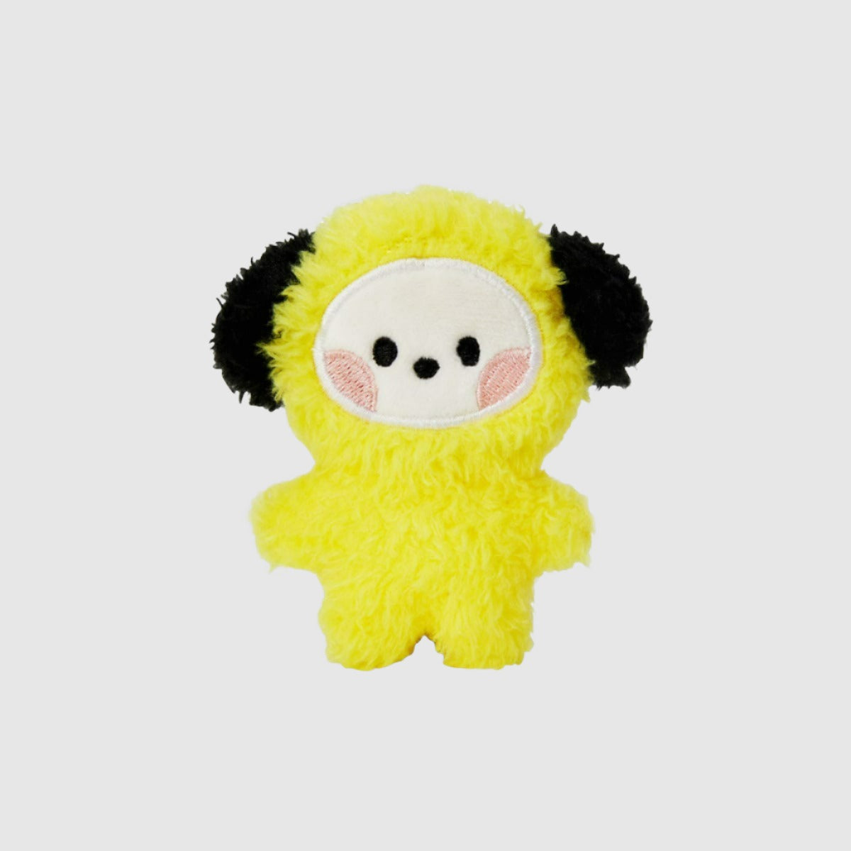 BT21 mini minini CHIMMY DOLL peluche Chimmi Jimin BTS, adorable chiot jaune sur fond clair, décor ou cadeau