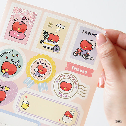 BT21 Minini Removable Gift Stickers