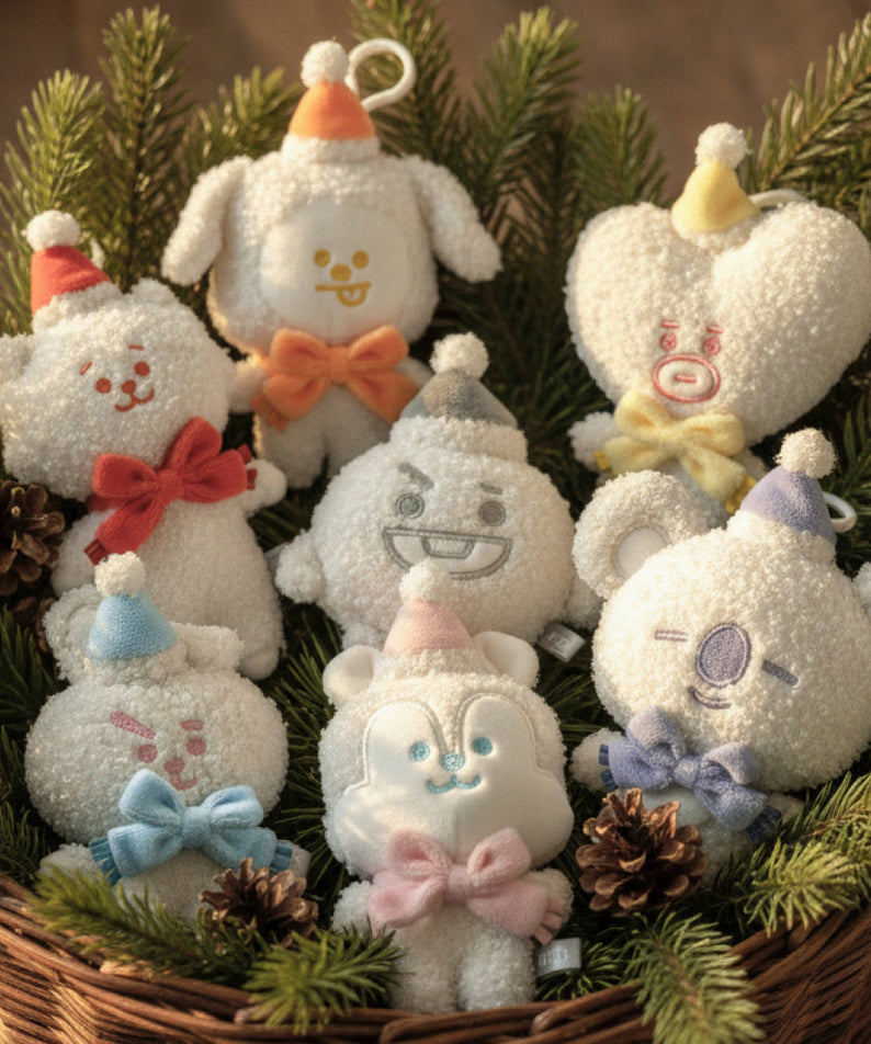 BT21  Snowman Doll Keychain