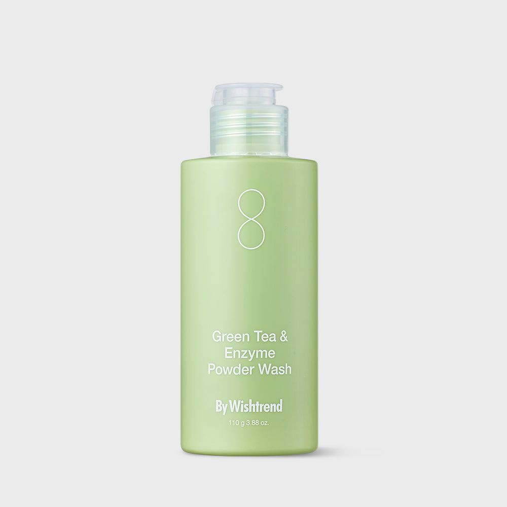 BY WISHTREND Green Tea & Enzyme Powder Wash 110g disponible sur Ma petite Coree, ton Eshop 100% K-beauty en direct de Seoul