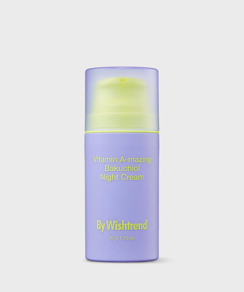 BY WISHTREND Vitamin A-Mazing Bakuchiol Night Cream 30g disponible sur Ma petite Coree, ton Eshop 100% K-beauty en direct de Seoul