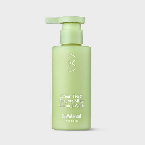 BY WISHTREND Green Tea & Enzyme Milky Foaming Wash 140ml en stock sur Ma Petite Corée