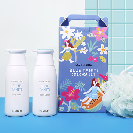 THE SAEM Body & Soul BlueTahiti Special Set en stock sur Ma Petite Corée