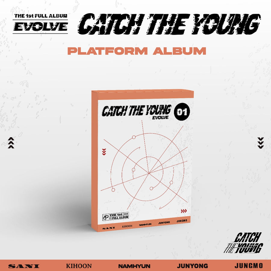 CATCH THE YOUNG - 1st Album [EVOLVE] (PLATFORM ALBUM) - Album Kpop