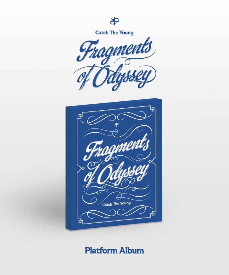 CATCH THE YOUNG - 2nd Album [Catch The Young : Fragments of Odyssey] (META) - Album Kpop, pochette bleue sur fond clair