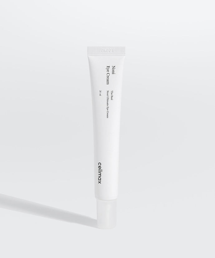 Crème contour des yeux CELIMAX The Real Noni Ultimate Eye Cream 20ml, soin anti-âge efficace pour peau délicate. Produit en tube élégant.