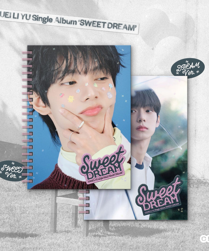 CHUEI LI YU - [Sweet Dream] (Photo Book Ver.) (Random 1 of 2) - Album Kpop, couverture avec visuel portrait sur fond bleu