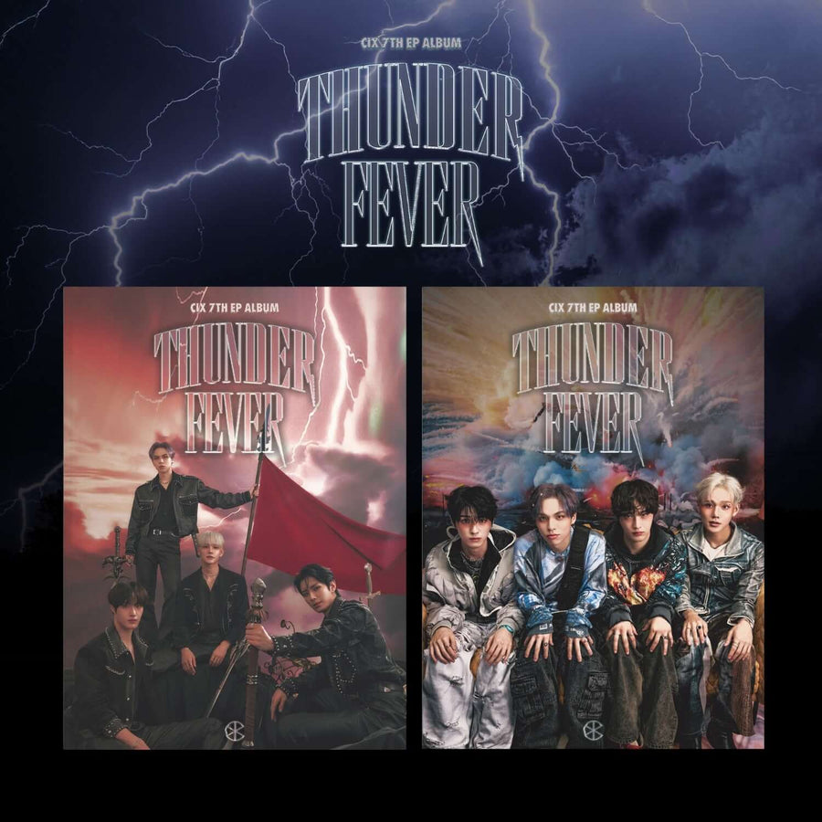 CIX - 7th EP Album [THUNDER FEVER] (FEVER ver./THUNDER ver.) (Set) - Album Kpop