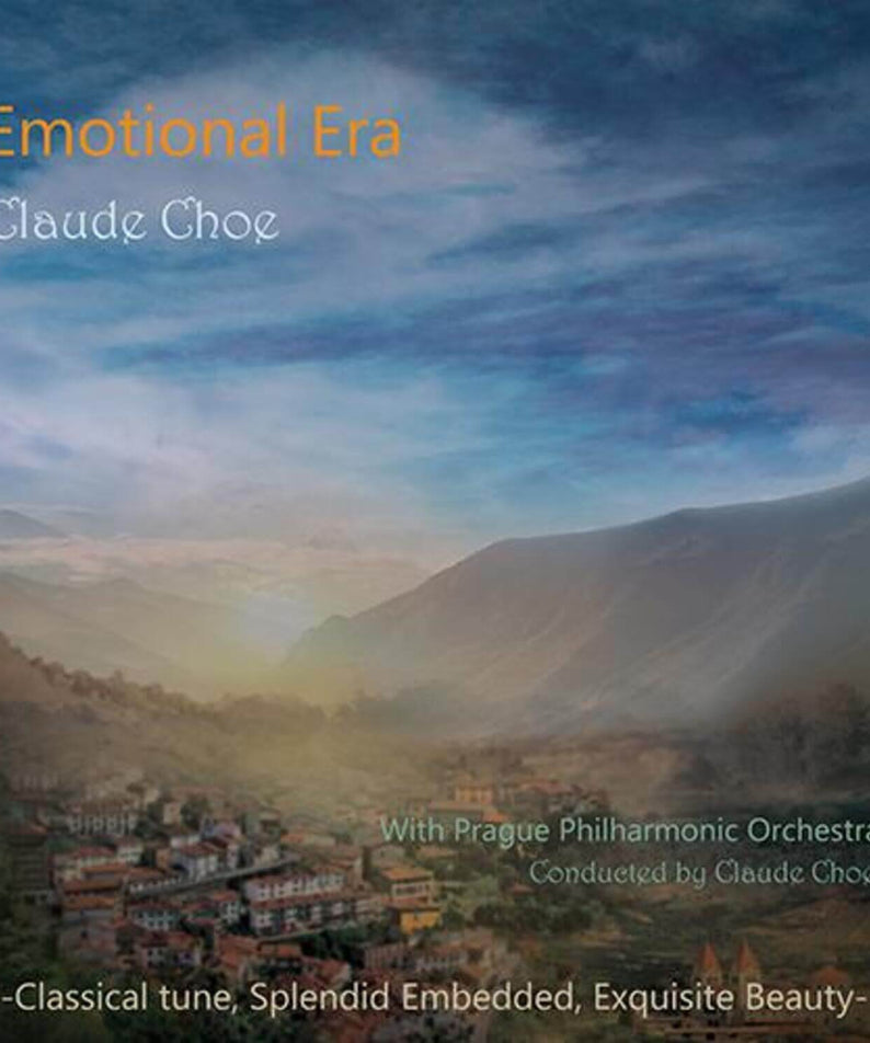 CLAUDE CHOE - [EMOTIONAL ERA] - Album Kpop : pochette avec Claude Choe, ciel bleu et montagnes, ambiance émotionnelle.