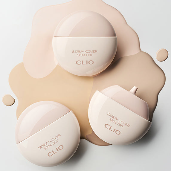 CLIO Serum Cover Skin Tint Special Set (Main Product + Puff)