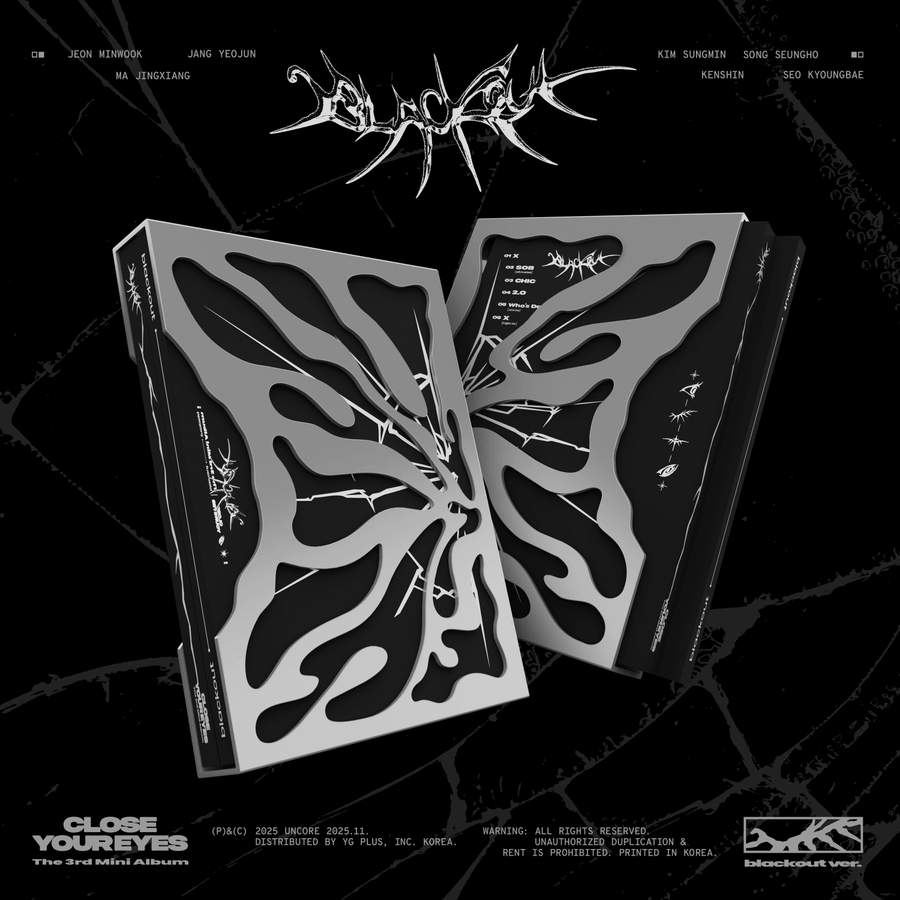 CLOSE YOUR EYES - The 3rd Mini Album [blackout] (blackout ver.) - Album Kpop