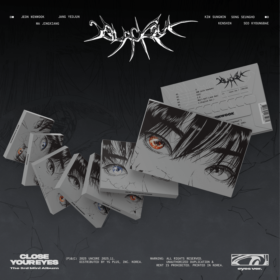CLOSE YOUR EYES - The 3rd Mini Album [blackout] (eyes ver.) - Album Kpop