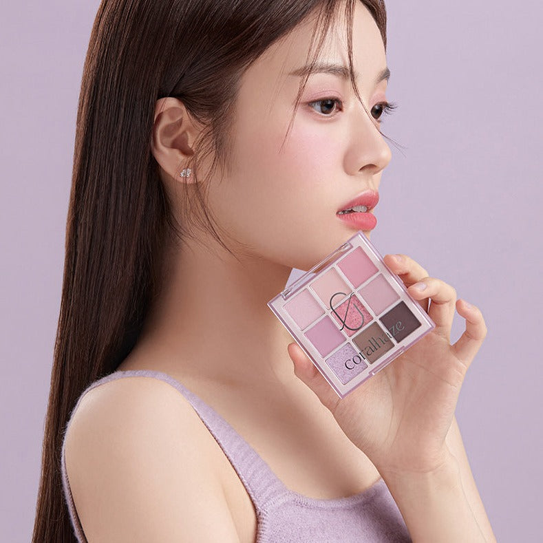 CORALHAZE Mood Blending Shadow Palette #03PinkMoon disponible sur Ma petite Coree, ton Eshop 100% K-beauty en direct de Seoul
