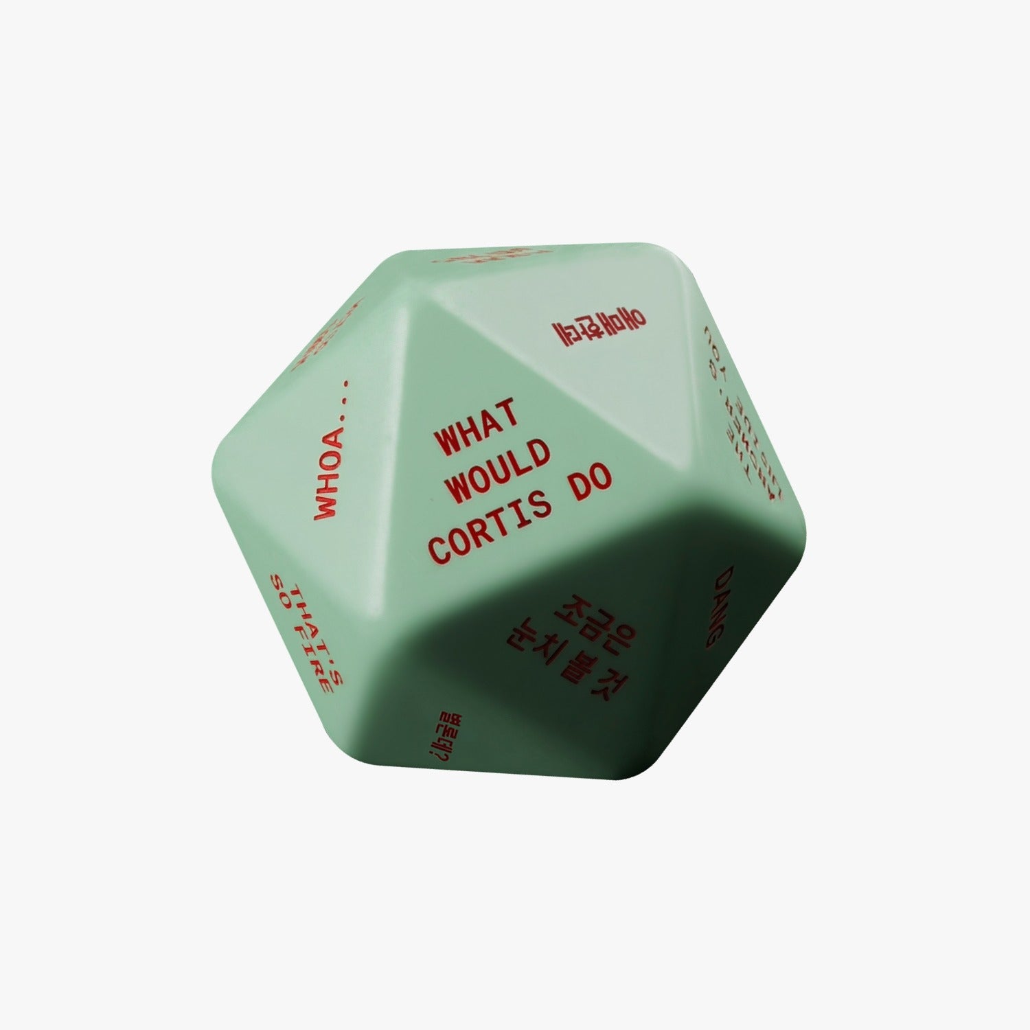 CORTIS - The 2nd EP [GREENGREEN] (Dice ver.) - Album Kpop, boîte dé en vert, texte “WHAT WOULD YOU DO”.
