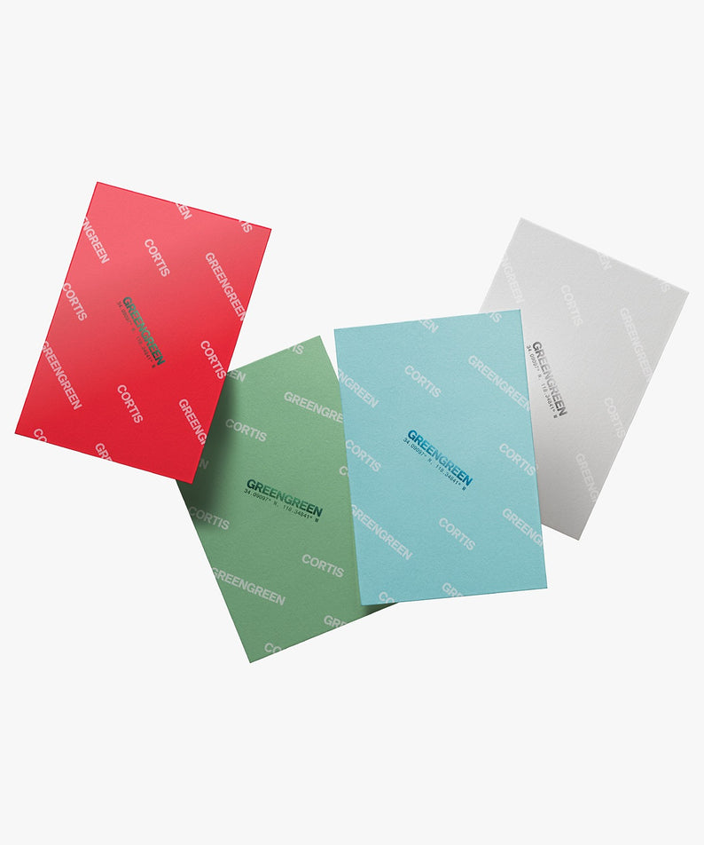 CORTIS - The 2nd EP [GREENGREEN] (Weverse Albums ver.) (Random 1 of 4) - Album Kpop, pochettes vertes et rouges sur fond blanc