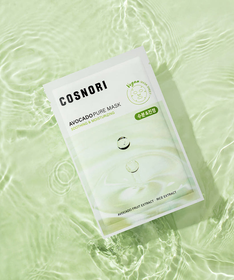 COSNORI Avocado Pure Vegan Mask 10 Sheets